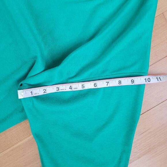 Vintage kelly green mens button front cardigan preppy pockets maximalist kidcore - Picture 10 of 10